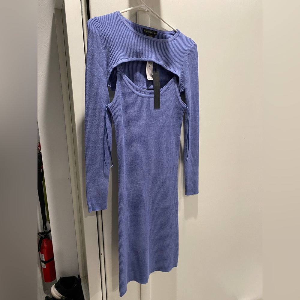 2 piece knit dress